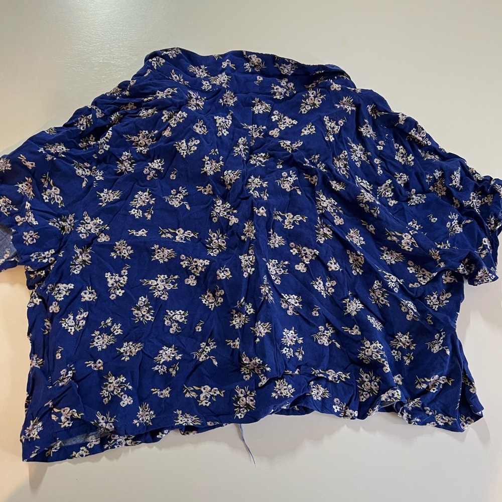Floral Blouse crop top